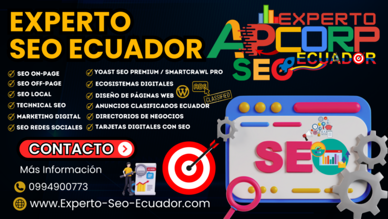 Experto SEO Ecuador Agencia de Posicionamiento Web Inmediato en Ecuador