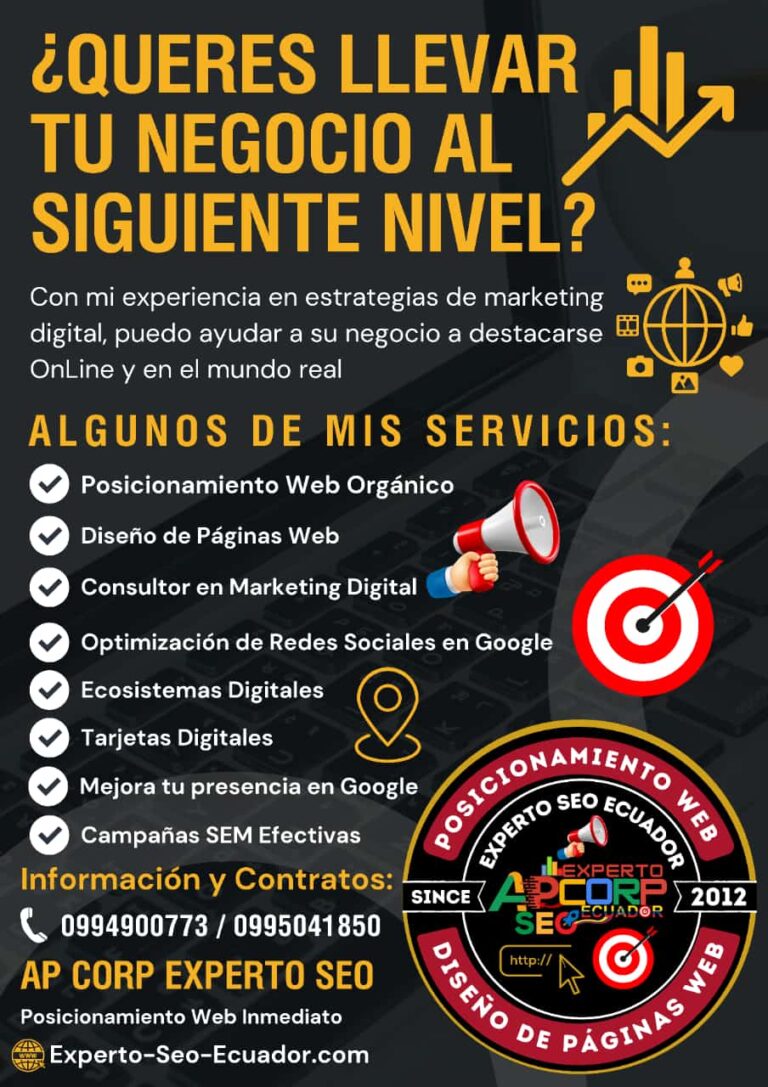 Experto SEO Ecuador Posicionamiento Web Inmediato 2 768x1087