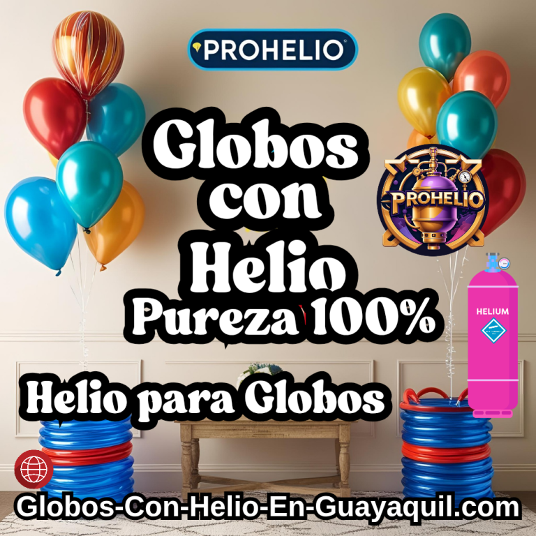 ProGases Oxigeno Medicinal Guayaquil Globos con Helio Gases Industriales Venta Alquiler y Recarga de Cilindros Tanques 73 768x768