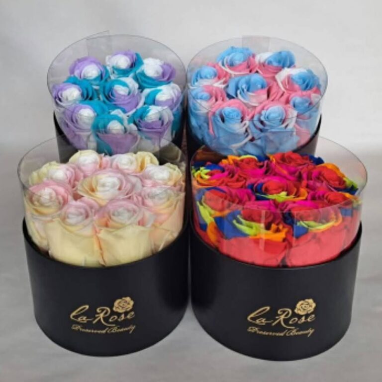 LA ROSE PRESERVED ROSAS PRESERVADAS ECUADOR FLORES ETERNAS GIFT BOXES CAJAS 181 768x769