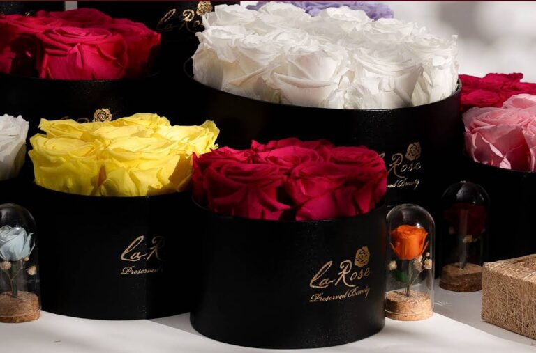 LA ROSE PRESERVED ROSAS PRESERVADAS ECUADOR FLORES ETERNAS GIFT BOXES CAJAS 182 768x507